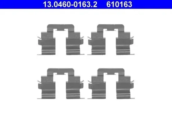 Zubehörsatz, Scheibenbremsbelag ATE 13.0460-0163.2 Bild Zubehörsatz, Scheibenbremsbelag ATE 13.0460-0163.2