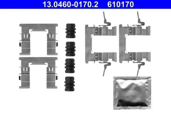 Zubehörsatz, Scheibenbremsbelag Vorderachse ATE 13.0460-0170.2 Bild Zubehörsatz, Scheibenbremsbelag Vorderachse ATE 13.0460-0170.2