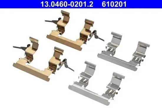 Zubehörsatz, Scheibenbremsbelag ATE 13.0460-0201.2 Bild Zubehörsatz, Scheibenbremsbelag ATE 13.0460-0201.2
