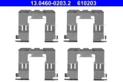 Zubehörsatz, Scheibenbremsbelag ATE 13.0460-0203.2