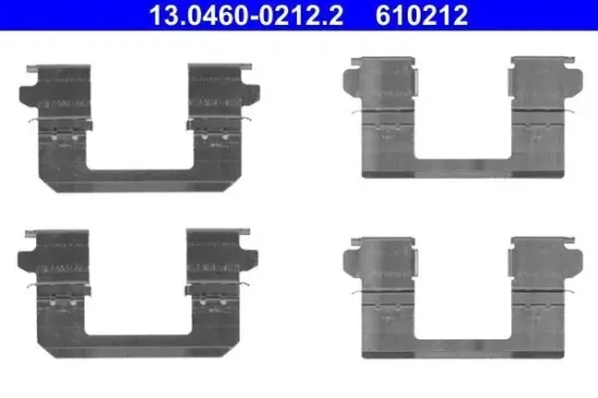 Zubehörsatz, Scheibenbremsbelag ATE 13.0460-0212.2 Bild Zubehörsatz, Scheibenbremsbelag ATE 13.0460-0212.2