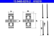 Zubehörsatz, Scheibenbremsbelag ATE 13.0460-0219.2