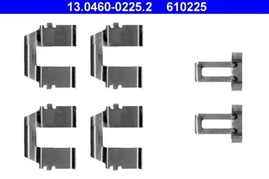 Zubehörsatz, Scheibenbremsbelag ATE 13.0460-0225.2 Bild Zubehörsatz, Scheibenbremsbelag ATE 13.0460-0225.2