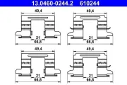 Zubehörsatz, Scheibenbremsbelag ATE 13.0460-0244.2