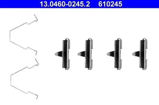 Zubehörsatz, Scheibenbremsbelag ATE 13.0460-0245.2 Bild Zubehörsatz, Scheibenbremsbelag ATE 13.0460-0245.2