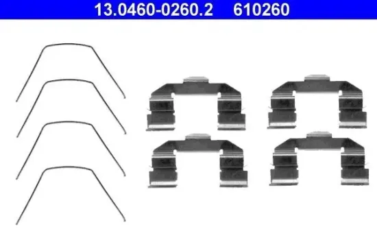 Zubehörsatz, Scheibenbremsbelag ATE 13.0460-0260.2 Bild Zubehörsatz, Scheibenbremsbelag ATE 13.0460-0260.2