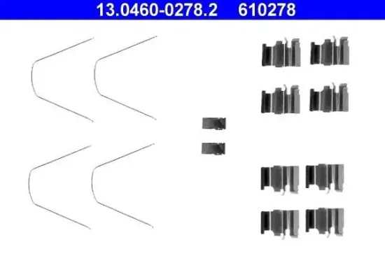 Zubehörsatz, Scheibenbremsbelag ATE 13.0460-0278.2 Bild Zubehörsatz, Scheibenbremsbelag ATE 13.0460-0278.2