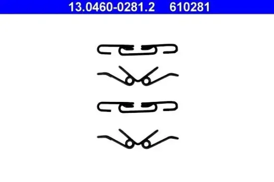 Zubehörsatz, Scheibenbremsbelag ATE 13.0460-0281.2 Bild Zubehörsatz, Scheibenbremsbelag ATE 13.0460-0281.2