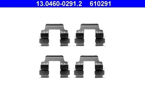 Zubehörsatz, Scheibenbremsbelag ATE 13.0460-0291.2