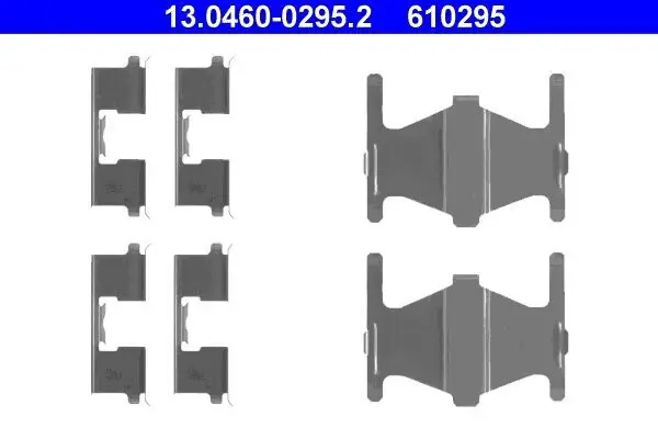 Zubehörsatz, Scheibenbremsbelag ATE 13.0460-0295.2