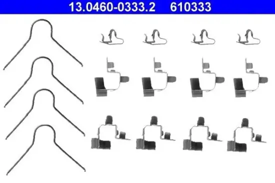 Zubehörsatz, Scheibenbremsbelag ATE 13.0460-0333.2 Bild Zubehörsatz, Scheibenbremsbelag ATE 13.0460-0333.2