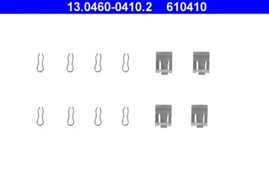 Zubehörsatz, Scheibenbremsbelag ATE 13.0460-0410.2 Bild Zubehörsatz, Scheibenbremsbelag ATE 13.0460-0410.2