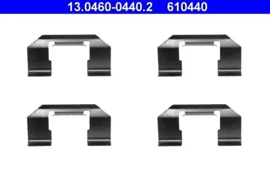 Zubehörsatz, Scheibenbremsbelag ATE 13.0460-0440.2 Bild Zubehörsatz, Scheibenbremsbelag ATE 13.0460-0440.2