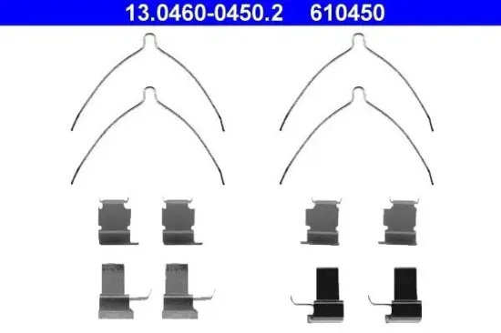 Zubehörsatz, Scheibenbremsbelag ATE 13.0460-0450.2 Bild Zubehörsatz, Scheibenbremsbelag ATE 13.0460-0450.2