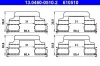 Zubehörsatz, Scheibenbremsbelag ATE 13.0460-0510.2 Bild Zubehörsatz, Scheibenbremsbelag ATE 13.0460-0510.2
