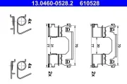 Zubehörsatz, Scheibenbremsbelag ATE 13.0460-0528.2