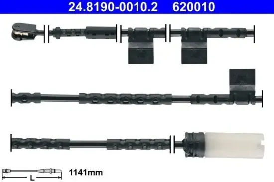 Warnkontakt, Bremsbelagverschleiß Hinterachse ATE 24.8190-0010.2 Bild Warnkontakt, Bremsbelagverschleiß Hinterachse ATE 24.8190-0010.2