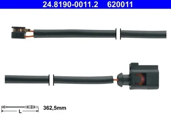 Warnkontakt, Bremsbelagverschleiß ATE 24.8190-0011.2 Bild Warnkontakt, Bremsbelagverschleiß ATE 24.8190-0011.2