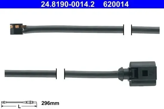 Warnkontakt, Bremsbelagverschleiß ATE 24.8190-0014.2 Bild Warnkontakt, Bremsbelagverschleiß ATE 24.8190-0014.2