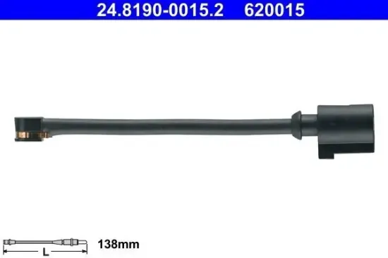 Warnkontakt, Bremsbelagverschleiß ATE 24.8190-0015.2 Bild Warnkontakt, Bremsbelagverschleiß ATE 24.8190-0015.2