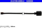 Warnkontakt, Bremsbelagverschleiß Vorderachse ATE 24.8190-0069.2
