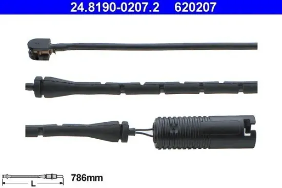 Warnkontakt, Bremsbelagverschleiß Vorderachse ATE 24.8190-0207.2 Bild Warnkontakt, Bremsbelagverschleiß Vorderachse ATE 24.8190-0207.2