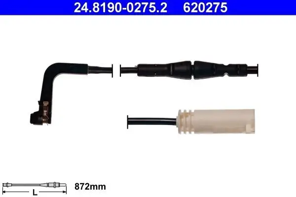 Warnkontakt, Bremsbelagverschleiß ATE 24.8190-0275.2