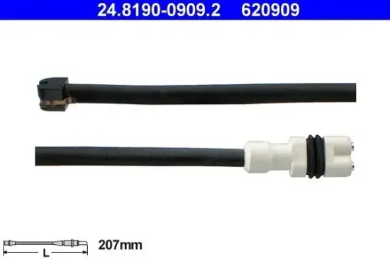 Warnkontakt, Bremsbelagverschleiß Vorderachse ATE 24.8190-0909.2 Bild Warnkontakt, Bremsbelagverschleiß Vorderachse ATE 24.8190-0909.2