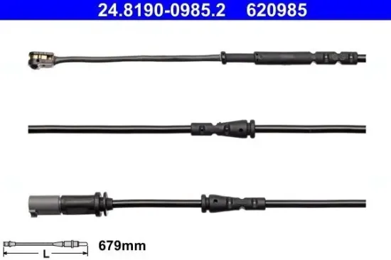 Warnkontakt, Bremsbelagverschleiß ATE 24.8190-0985.2 Bild Warnkontakt, Bremsbelagverschleiß ATE 24.8190-0985.2