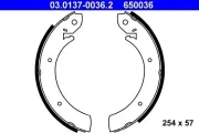 Bremsbackensatz ATE 03.0137-0036.2