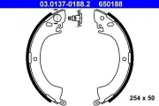 Bremsbackensatz ATE 03.0137-0188.2