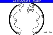 Bremsbackensatz Hinterachse ATE 03.0137-0257.2