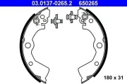 Bremsbackensatz Hinterachse ATE 03.0137-0265.2