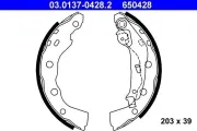 Bremsbackensatz Hinterachse ATE 03.0137-0428.2