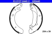 Bremsbackensatz Hinterachse ATE 03.0137-0440.2