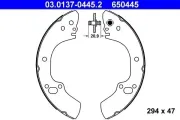 Bremsbackensatz Hinterachse ATE 03.0137-0445.2