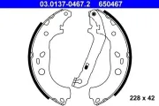 Bremsbackensatz Hinterachse ATE 03.0137-0467.2