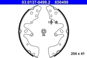 Bremsbackensatz Hinterachse ATE 03.0137-0499.2