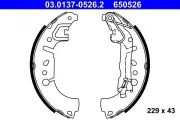 Bremsbackensatz Hinterachse ATE 03.0137-0526.2