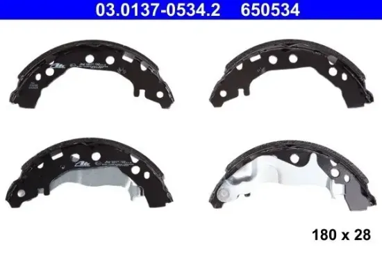 Bremsbackensatz Hinterachse ATE 03.0137-0534.2 Bild Bremsbackensatz Hinterachse ATE 03.0137-0534.2