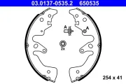 Bremsbackensatz Hinterachse ATE 03.0137-0535.2