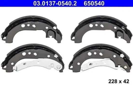 Bremsbackensatz Hinterachse ATE 03.0137-0540.2 Bild Bremsbackensatz Hinterachse ATE 03.0137-0540.2