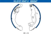 Bremsbackensatz Hinterachse ATE 03.0137-0547.2