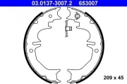 Bremsbackensatz, Feststellbremse Hinterachse ATE 03.0137-3007.2