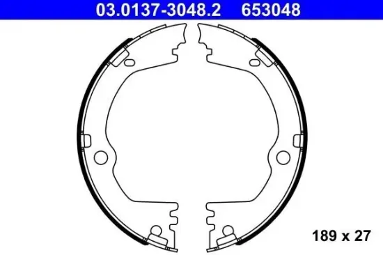 Bremsbackensatz, Feststellbremse ATE 03.0137-3048.2 Bild Bremsbackensatz, Feststellbremse ATE 03.0137-3048.2