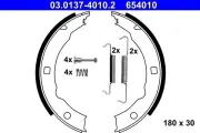 Bremsbackensatz, Feststellbremse Hinterachse ATE 03.0137-4010.2