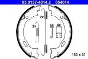 Bremsbackensatz, Feststellbremse Hinterachse ATE 03.0137-4014.2