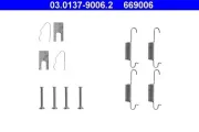 Zubehörsatz, Bremsbacken Hinterachse ATE 03.0137-9006.2