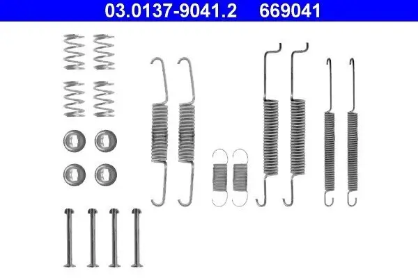 Zubehörsatz, Bremsbacken ATE 03.0137-9041.2
