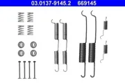 Zubehörsatz, Bremsbacken Hinterachse ATE 03.0137-9145.2